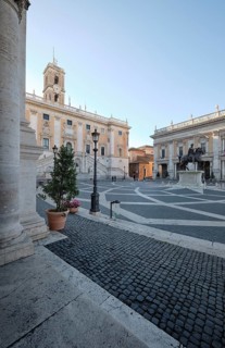 Equestrian statue of Marcus Aurelius, Senators' Palace (Palazzo Senatorio), Conservators' Palace