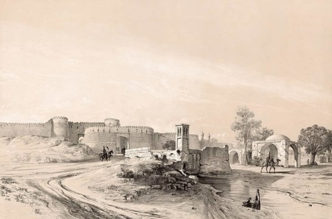 The Porte de Chimran, Porte de Shimran or Shemran-To, historic city gate in northern Tehran, which