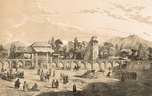 Meidan-i-Chah, Meidan-e Shah, Meidan i Sha, Royal Square, Tehran, Iran, authentic, digitally