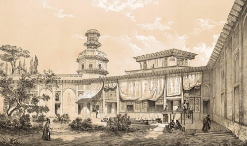 Palais du Tchar-Bach, also Tchar-Bach, Char Bagh, historical palace complex in Isfahan, Iran,