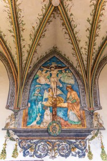 Cloister, Cistercian Abbey of Mogila, 13th century, Nova Huta, Krakow, Poland