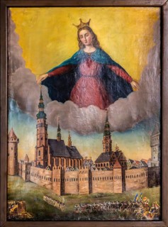 Madonna protects Gliwice against Protestant troops during the siege of the city in 1626, 19th