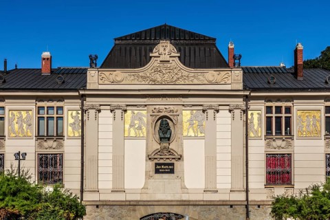 Art Palace on Szczepanski Square, 1898, by Franciszek Maczynski in secession style, Krakow, Poland
