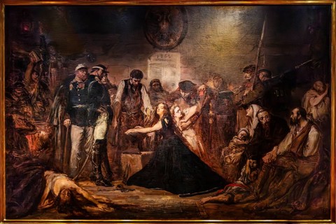 Polonia 1863 — Poland in chains, Jan Mateiko, Krakow 1864, Czartoryski Museum, 1796, oldest museum