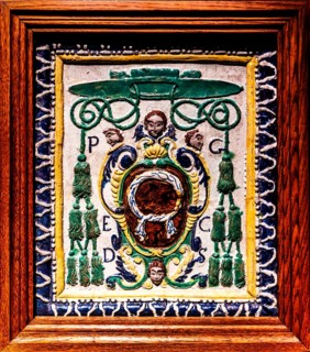 Ceramic tile with Natecz coat of arms, Poland around 1642, Czartoryski Museum, 1796, oldest museum