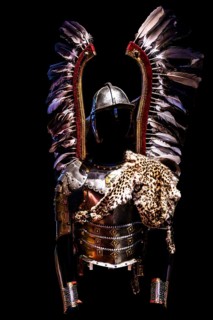 Polish winged hussar armor from the 17th century, were characteristic of the heavy