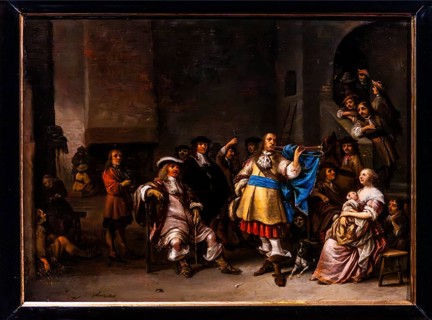 Trumpet concert, Anthonie Palamedesz, Amsterdam around 1665, Czartoryski Museum, 1796, oldest