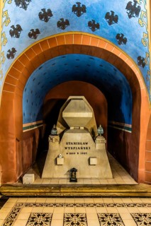 Tomb of Stanislaw Wyspianski, dramaturge, poet, painter, graphic artist, architect, 1869—1907,