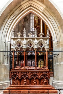 Tomb of Casimir III the Great from around 1370, Wawel Cathedral, Coronation and Burial Church of