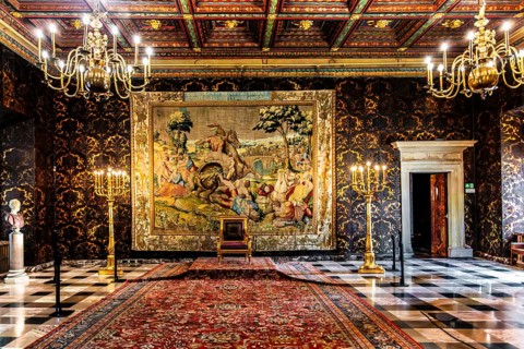Senator's Hall, Battle Scene, Jagiellonian Tapestry, Collection of Renaissance Tapestries, Michiel