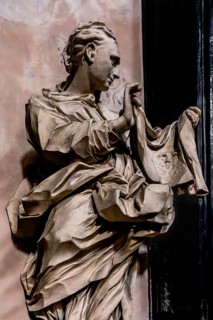 Veronika wearing the bandana by Italian Baroque sculptor and plasterer Baldassare Fontana, St. Anna