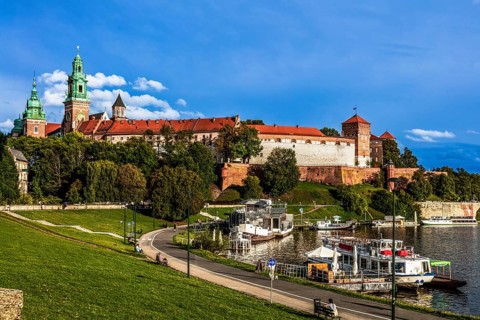 Wawel Castle, Wawel Castle, former center of Polish monarchy founded around 1000, UNESCO World