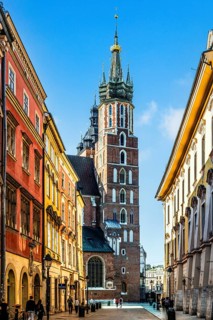 St. Mary's Church, 14th century, Krakow, Poland