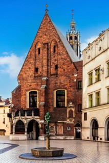St Barbara's Church (Kosciol sw. Barbary) next to the famous St Mary's Church on the Main Market
