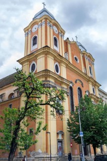 Piarist church, early Baroque 1724, Cluj-Napoca, Transylvania, Romania