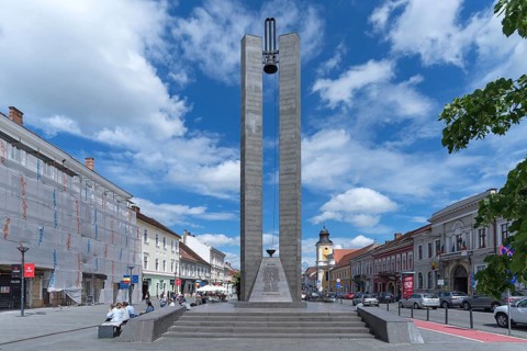 Memorandum monument, erected in 1994, Cluj-Napoca, Transylvania, Romania