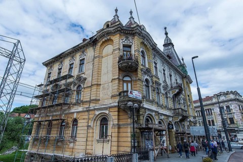 Historic house from the 19th century, Cluj-Napoca, Transylvania, Romania