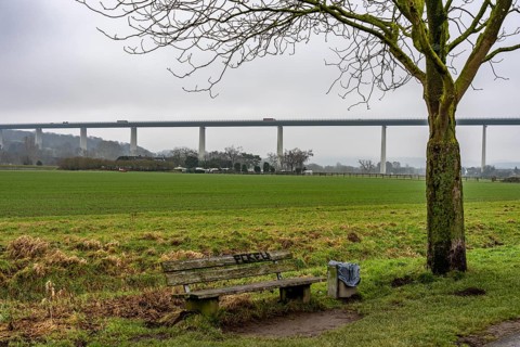 The Mintarder Ruhr Valley Bridge, A52 motorway bridge between Essen and Düsseldorf, longest steel