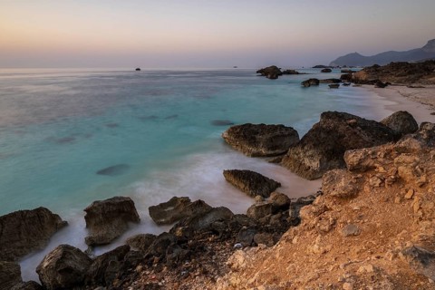 Sunrise at Fazayah Beach, Mughsayl, Oman