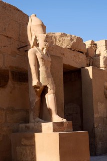 Statue of Ramesses III, Karnak Temple, Luxor, Egypt