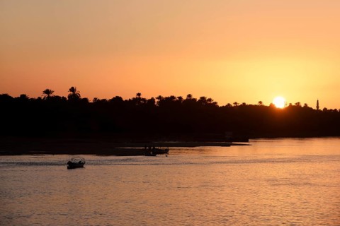 Sunset on the Nile, Kom Ombo, Egypt