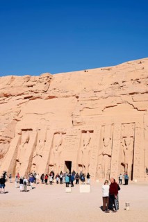 Hathor Temple or Temple of Nefertari, Abu Simbel Temple, UNESCO World Heritage Site, Nubia, Egypt