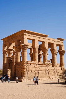 Augustus's Trajan Kiosk, Philae Temple, UNESCO World Heritage Site, Agilkia Island, Aswan, Nubia,