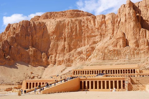 Hatshepsut temple, Hatshepsut mortuary temple, Deir el-Bahari, Thebes, Luxor, Egypt