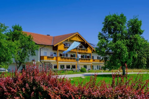 Haus Klosterblick, Pension, am Seeoner See, Seeon, Chiemgau, Upper Bavaria, Bavaria, Germany