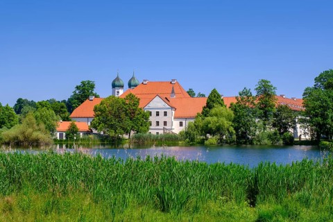Kloster Seeon, Chiemgau, Upper Bavaria, Bavaria, Germany