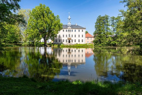 Lauterbach Castle and Palace Park, Ebersbach, Saxony, Germany