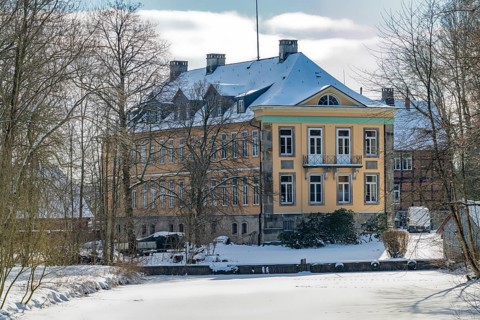 Steinhuder Meer Winter Castle Hagenburg Germany