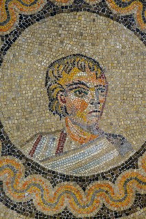 Floor mosaic, Basilica of Santa Maria Assunta of Aquileia, St. Hermagor, Aquileia near Grado,