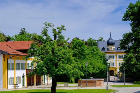 Schloss Wildenwart, Chiemgau, Upper Bavaria, Bavaria, Germany