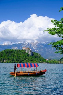 Bled Castle, above Bled, Lake Bled, Slovenia