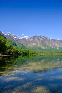 Westende, lakeside, Bohinjsko jezero, Lake Wochein, Bohinj, Upper Carniola, Slovenia