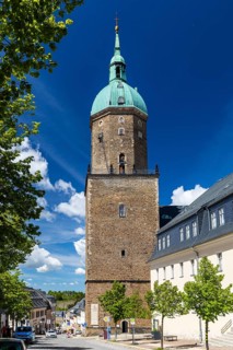 St. Anne's Church in Annaberg, Annaberg-Buchholz, Ore Mountains, Saxony, Germany