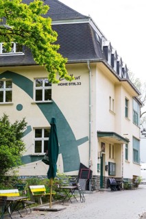 Kulturhaus Arthur e.V. in a Wilhelminian style villa on Kassberg, Chemnitz, Saxony, Germany