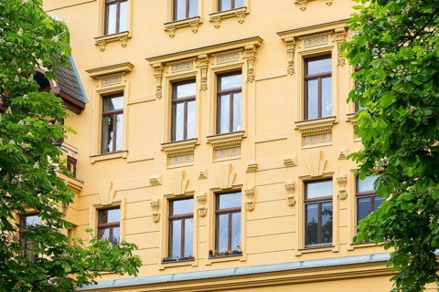 Marianne Brandt House, Art Nouveau villas and Wilhelminian era buildings on Kaßberg, Chemnitz,