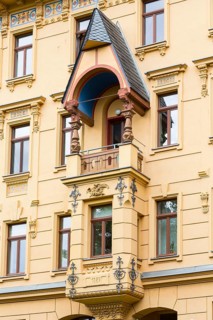 Marianne Brandt House, Art Nouveau villas and Wilhelminian era buildings on Kaßberg, Chemnitz,
