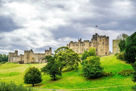 Alnwick Castle, Alnwick, Northumberland, England, UK