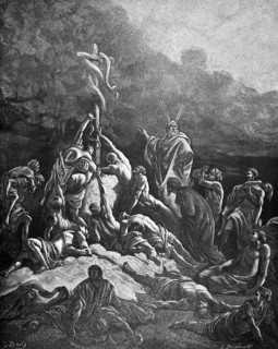 The Iron Serpent, Fourth Book of Moses, made a bronze snake and put it on a field sign, who was