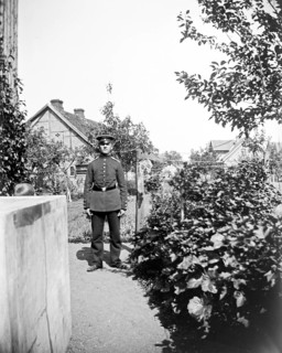 Soldier in uniform posing for the photo, ca. 1920-1930, retro, vintage, old, historic, northern
