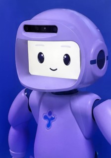 QtRobot is an expressive social robot that was developed for autistic people and speaks with a