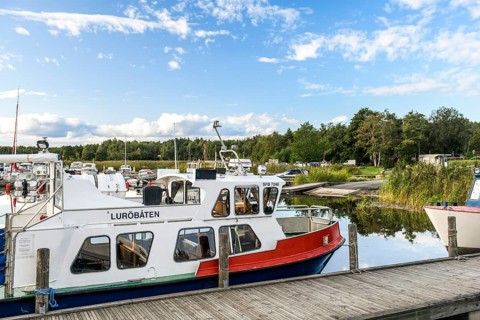Luröbåten small boat that connects the Värmlasnäs in Lake Vänern with the Lurö archipelago in a
