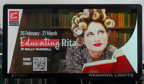Maxx electronic billboard OOH advertising, Reading Lights, Reading, Berkshire, England, UK -