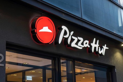 PIZZA HUT in the city center of Mannheim