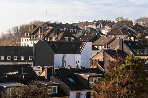 Residential development with multi-family buildings in Wuppertal, Germany