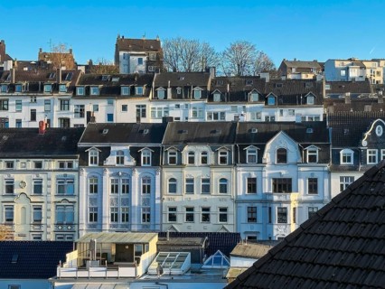 Residential district with residential buildings from the Gründerzeit period in Wuppertal, Germany