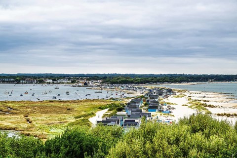 Hengistbury Head, Christchurch Head, English Channel, Dorset, England, United Kingdom